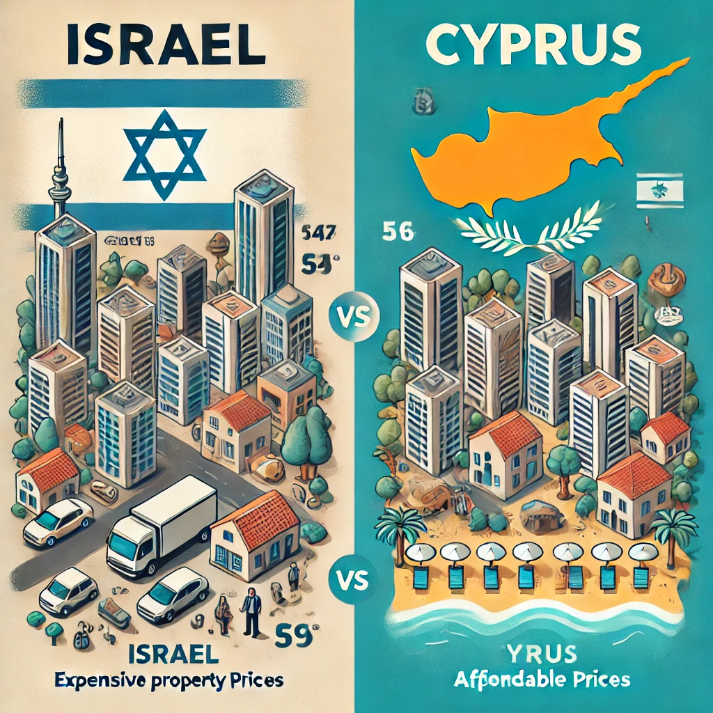 רכישת דירה בישראל לעומת קפריסין